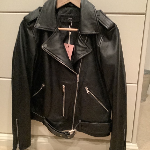 Quince Genuine Leather motorcycle jacket. - Picture 2 of 4